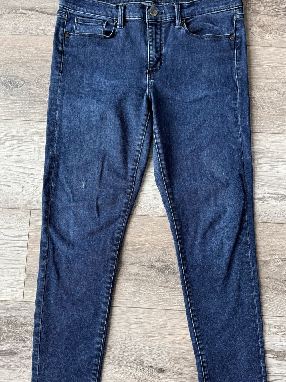 Banana Republic Skinny Ankle Jeans Size 30 Dark Wash Stretch Denim
